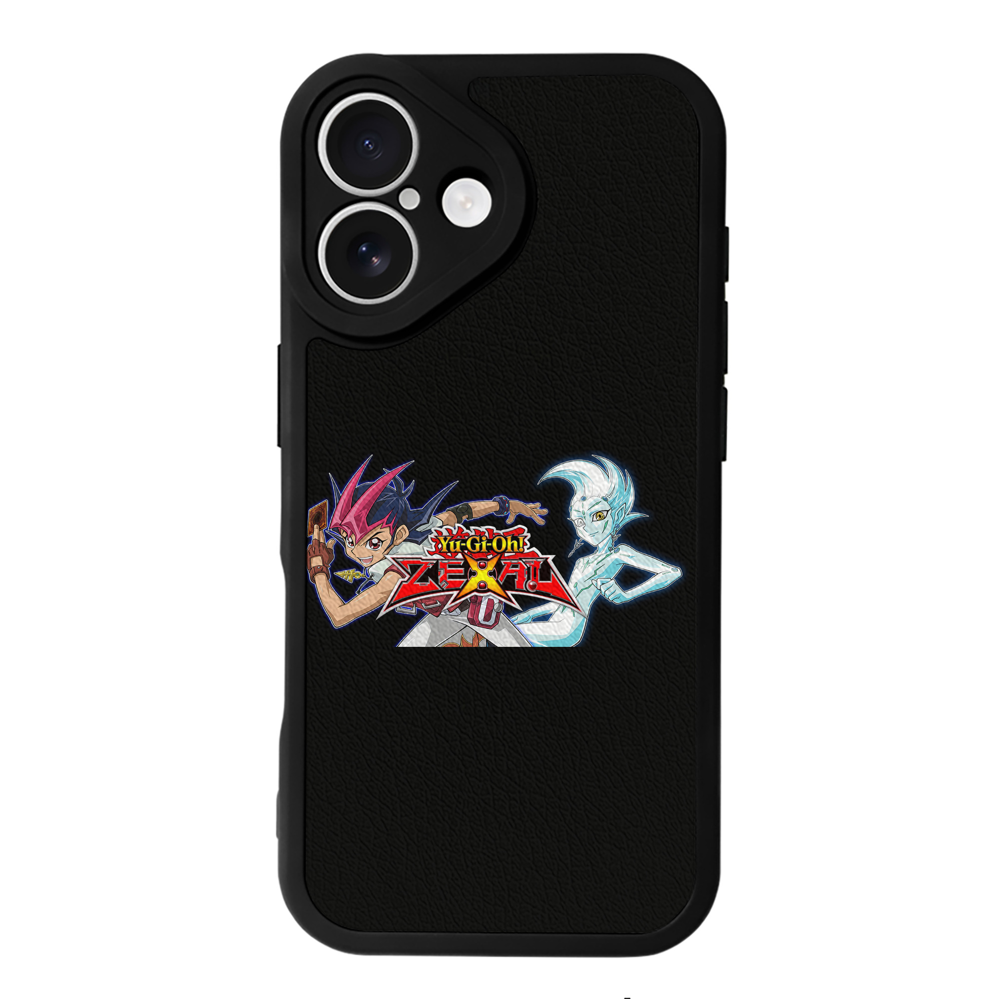 遊☆戯☆王 Yu-Gi-Oh! 【iPhone 16シリーズ対応】シリコンスマホケース（レザー調） 材質：シリコン